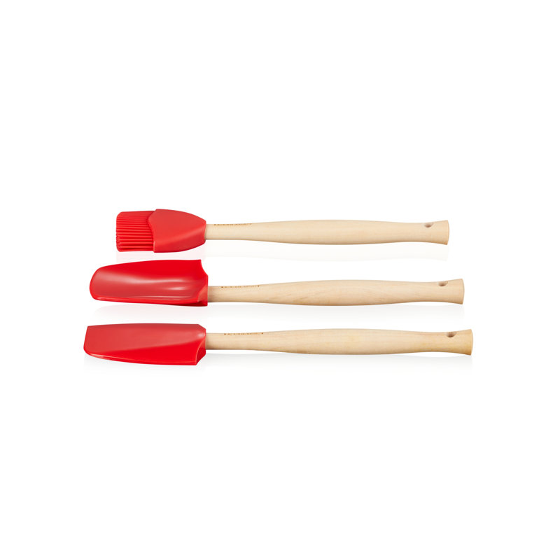 Le Creuset Set of 3 Craft Spatula's, Cerise