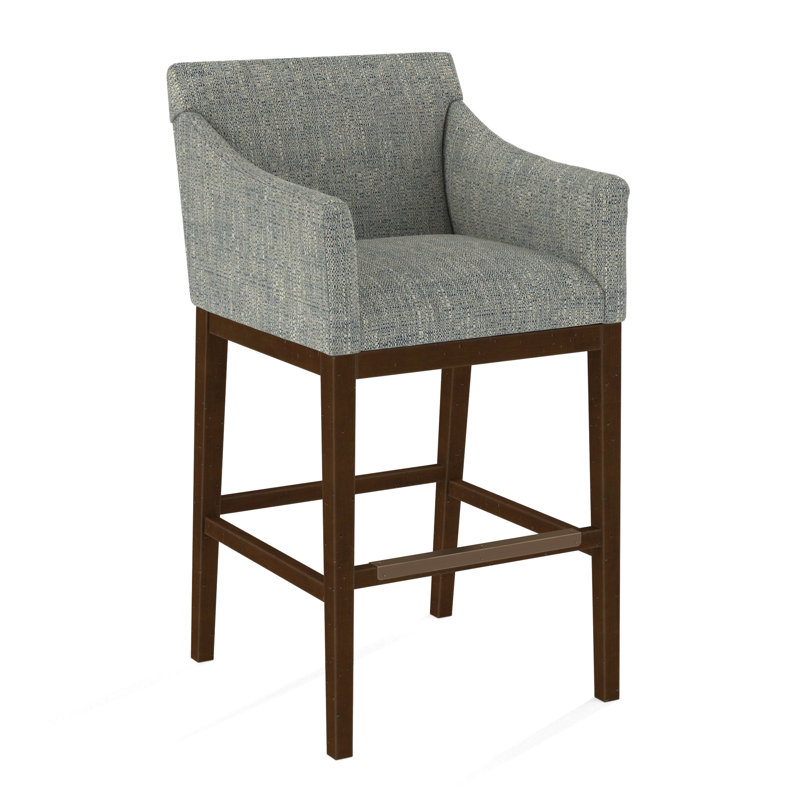 Upholstered Stool, 61650-33, Nutmeg