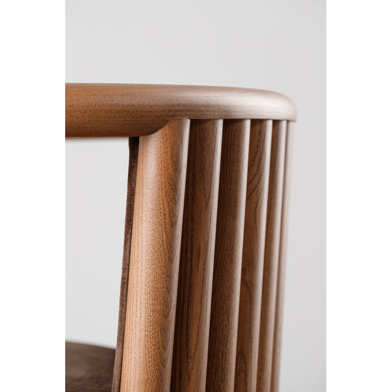 Alton Dining Chair, Matte Brown, Matte Brown