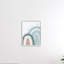 «Blue Double Rainbow Abstract Soft Neutral Sky» par Kali Wilson - Peinture-62162787-62162790