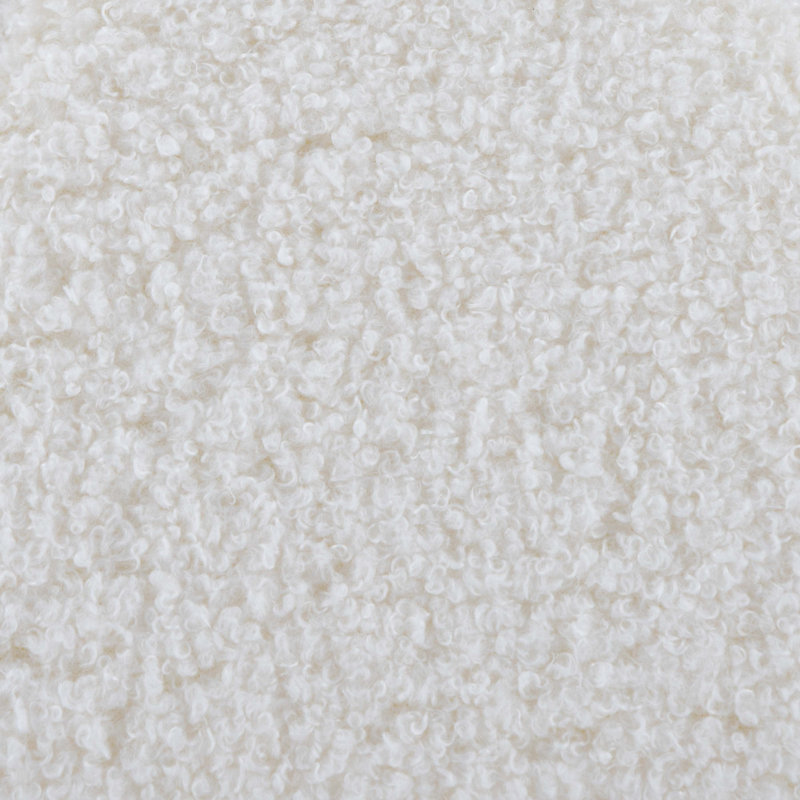 Repose-pieds en tissu blanc