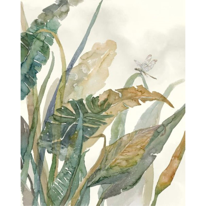 Tropical Breeze I Print by Sara Brown, Glass Coat, 38" H x 30" W x 1.5" D