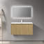 Meuble-lavabo mural simple 48 po avec plateau en résine-122928754-122928753