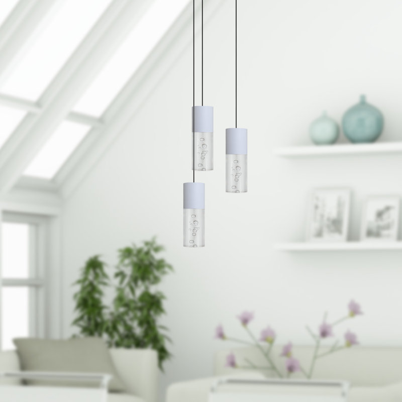 Andromedae 3 - Light Cluster Pendant, White