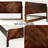 Bifrost 100% Solid Acacia Wood Platform Bed With Tall Headboard And Footboard, Mid-Century Art Deco Design, No Box Spring Needed, Sturdy Slat Support, Scratch & Water-Resistant-2023548152-2023548150