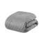 Édredon pour grand lit 7 pièces gris en diagonale, ensemble de literie élégant, confort toutes saisons, motif élégant moderne standard 100, accessoires assortis, design-125564335