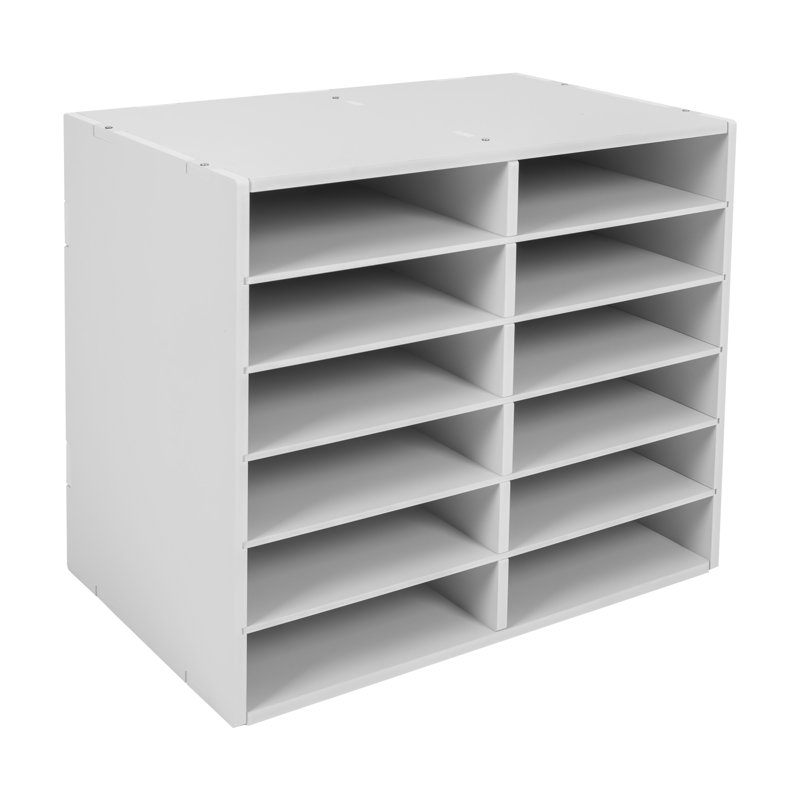 Rangement de bureau Kinlea, Blanc