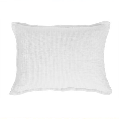 Chatham 100% Cotton Sham Soft Ribbed Texture