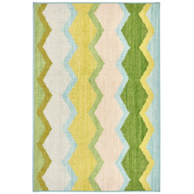 Safety Net Green Machine Washable Rug