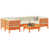 Coussin beige / structure brune est en rupture de stock