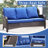 7 - Person Outdoor Seating Group With Cushions-147846845-147846846
