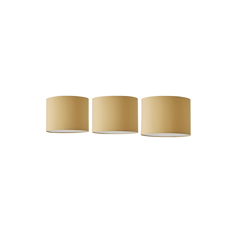 22cm H Blended Fabric Drum Pendant Shade, Beige