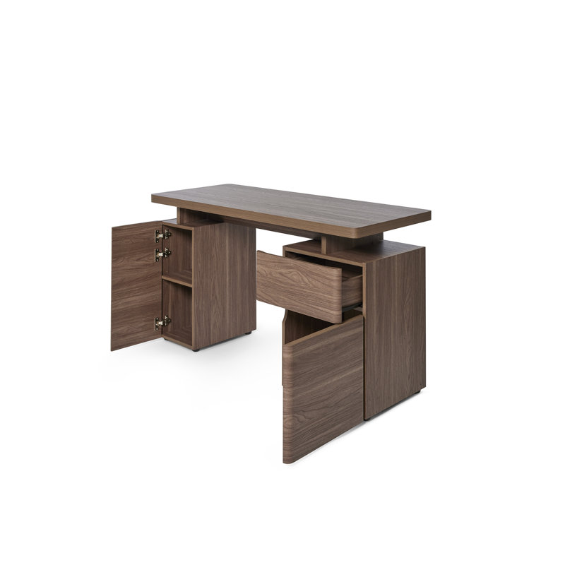 Cuuba Rectangular Writing Desk, Walnut