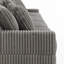 4 - Piece Upholstered Faux Rabbit Fur Flannel Modular Sectional Sofa with Armrests & Throw Pillows-757162092