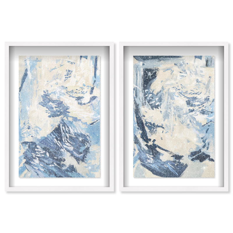 Coastal Feel Set Set by Oliver Gal, 17.5"H x 25.5"W, White Shadowbox