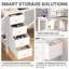 L-Shaped Computer Desk with Built-In Electrical Outlet-1121555739-1121111477