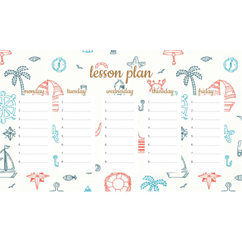 Magnetic Lesson Plan Sea Elements