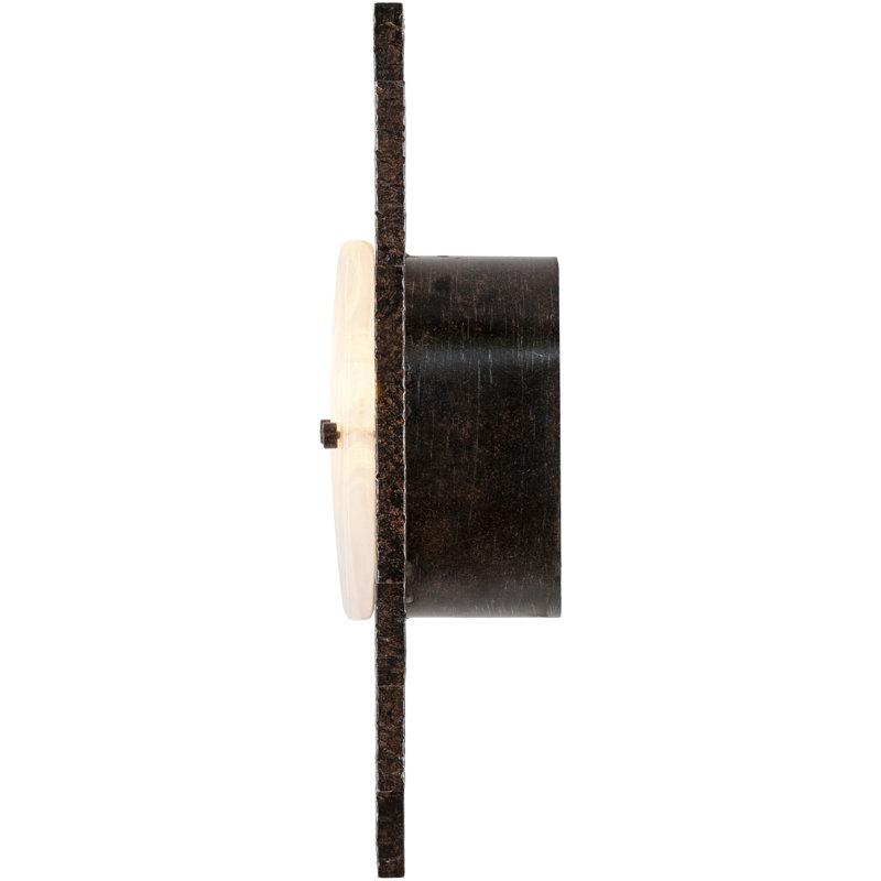 1 - Light Black, Rust Flush Mount