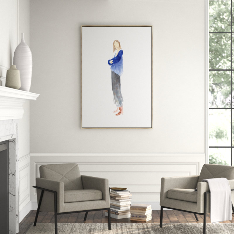 Style Me I Print by Helen Parker, 59.5" H x 41.5" W x 1.5" D, Glass Coat