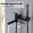Wall-Mounted 2-Function Bathtub Faucet With Hand Shower And Rotatable Spout-112291755