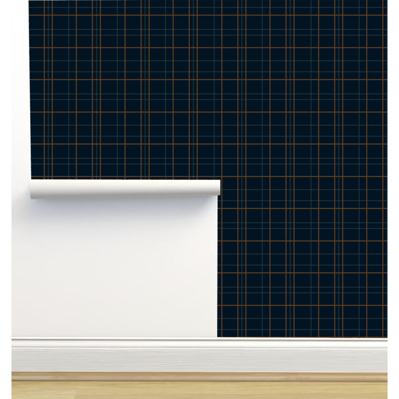 Rouleau de papier peint texturé L 2,16 pi x l 5 po Crystal, Bleu foncé