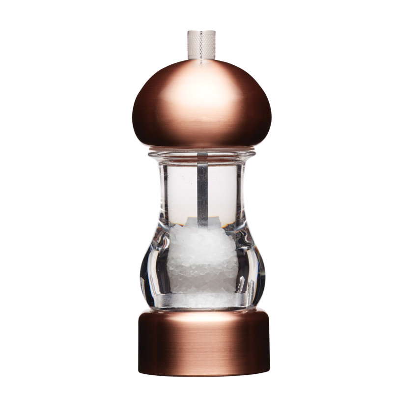 MasterClass 14.5cm Copper Effect Filled Capstan Salt Mill