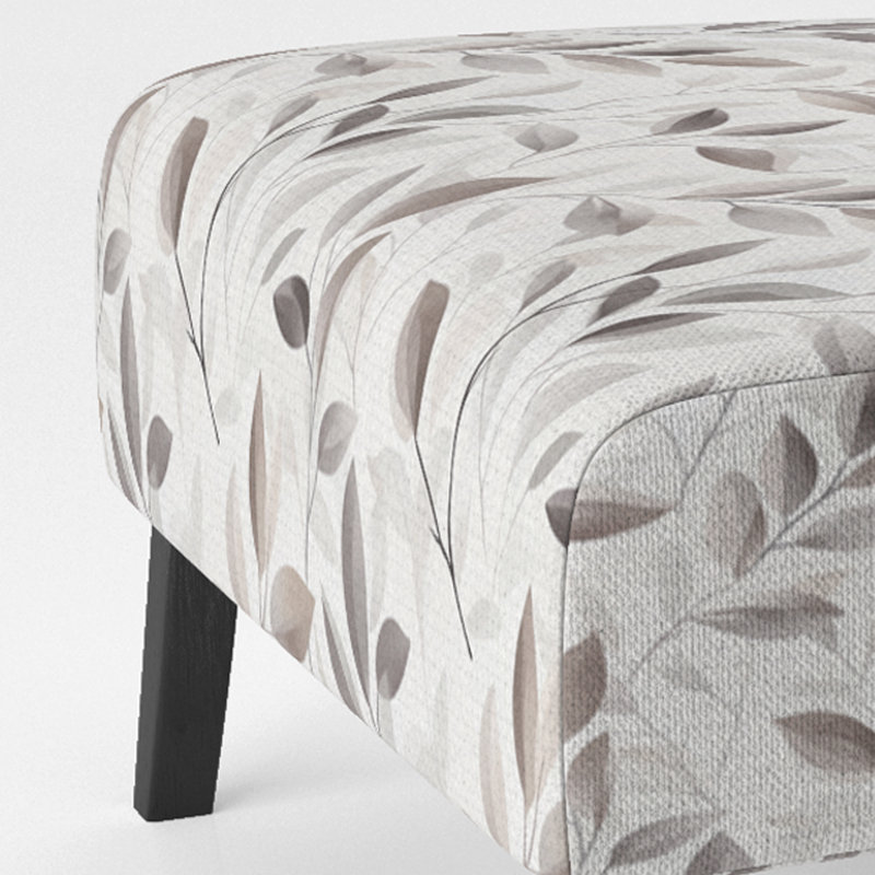 Fauteuil de chambre Floral, Pantoufle sans accoudoirs