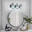 Luminaire de meuble-lavabo moderne avec abat-jour en cristal, luminaire à 3 lumières pour dessus de miroir, conception résistante à l'humidité, compatible avec les ampoules E26-329776361-329776360