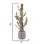 Cactus artificiel de 42 po dans un panier tissé - Plante artificielle d'intérieur réaliste pour la maison, le bureau ou le patio