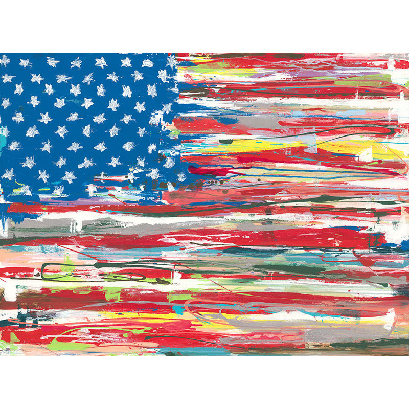 USA Painting by Bella Lane, Image Brush Gel