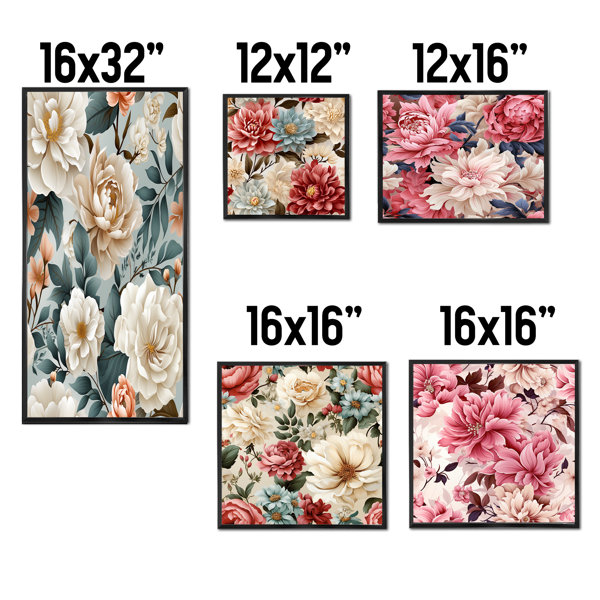 Lark Manor Keila - Floral Canvas Wall Art Set Of 5 - Wayfair Canada