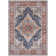 Teppich Sylla in Indigoblau/Rot