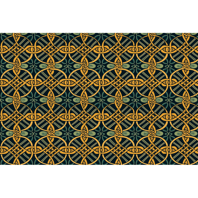 Rideau de douche Celtic - Décoration de salle de bain Viking, H 73 po x l 70 po