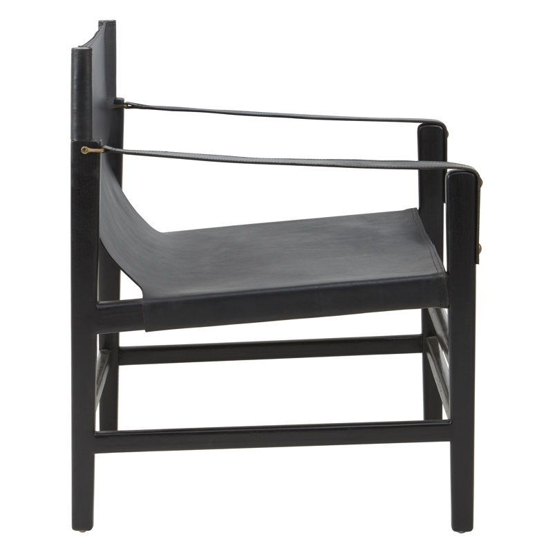 Natalie Upholstered Armchair, Black, Black