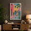 Courtyard in Colour Modern - Wrapped Canvas-1750994712-1750994720