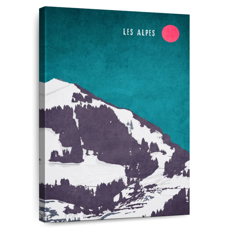 Alvord Les Alpes, H 24 po x l 16 po