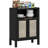 Sideboard Buffet Cabinet with Storage, Modern Accent Cabinet with 2 Doors and Adjustable Shelf, Freestanding Buffet Table, Distressed,wood-158181969