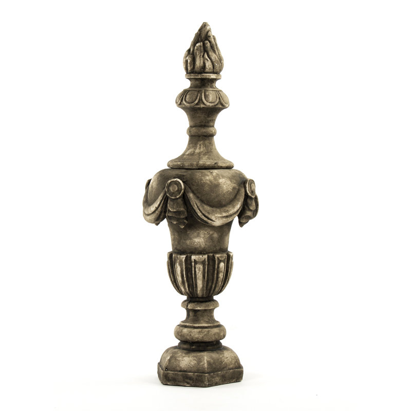 Finial Floor Vase, 32" H x 11" W x 11" D