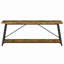 70,9 po. Canapé extra long derrière le canapé, console d'entrée industrielle-522787713