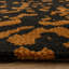 Alaisdair Splash Abstract Black Orange Area Rug-1643007206