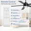 Ventilateurs de plafond à DEL 52 po avec ensemble d'éclairage et télécommande-1556980191-1556980188-1595520266