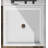 White 36x36 Shower Base - 3.3" Low - Profile, Anti - slip Acrylic, Center Drain, Double Threshold Design-117178669
