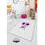 Élégant tapis tissé (4,6 x 7,2 pi), 100% polyester, d'une hauteur de poils de 0,3 po | Antibactérien et antidérapant dessous, lavable à la machine | Durable avec impression numérique 3D, parfaite pour le décor du salon et de la chambre à coucher-1625662092