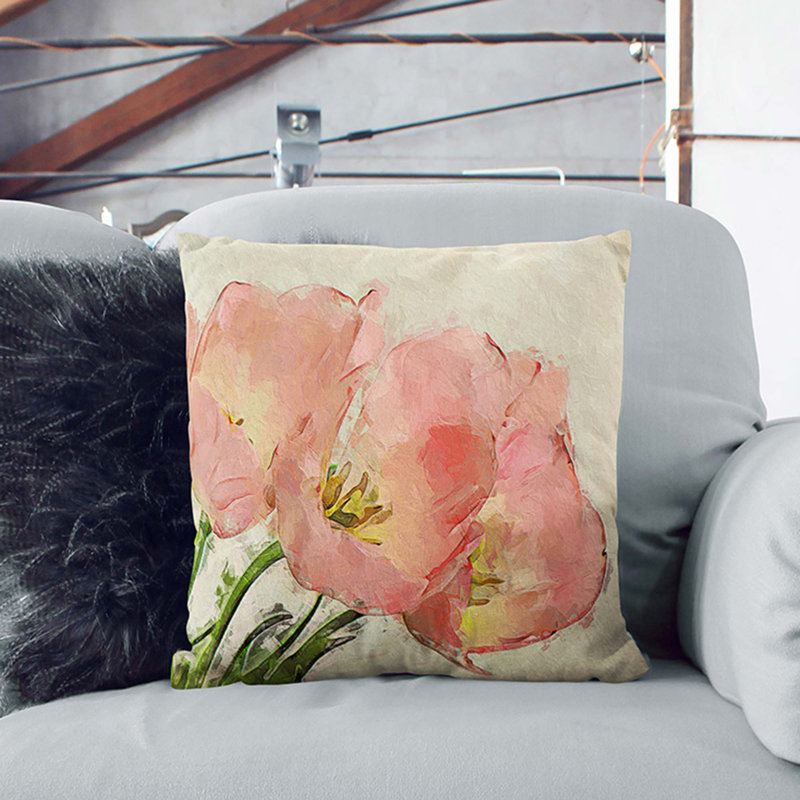 Square Throw Cushion, 40cm H x 40cm W x 15cm D