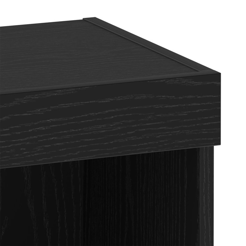 Cabinet Small Modern Seating, Black Oak