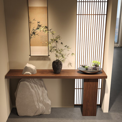 Console simple de style Wabi-sabi