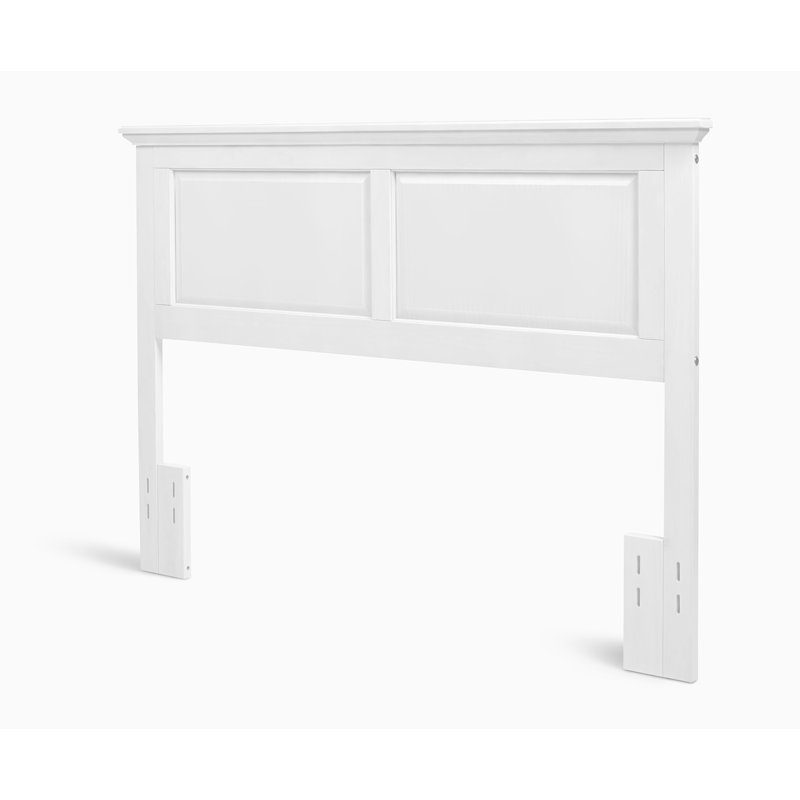 Brixton Pine Solid Wood Panel Headboard, Twin, Gloss White