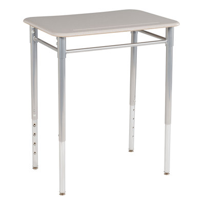 Rectangle Adjustable Height Collaborative School Desk