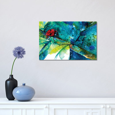 «Ladybug II» par Kathy Morton Stanion, reproduction d'art sur toile tendue