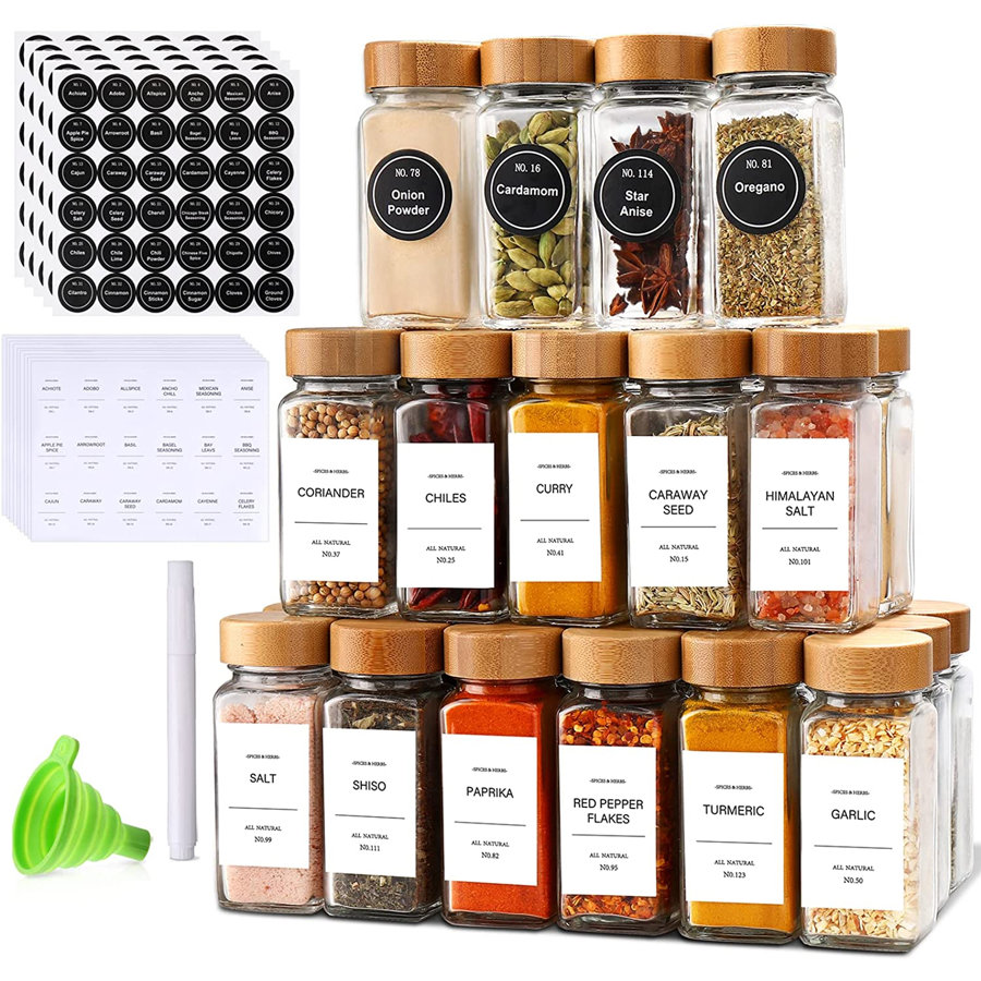 Set of 36 Spice Jars